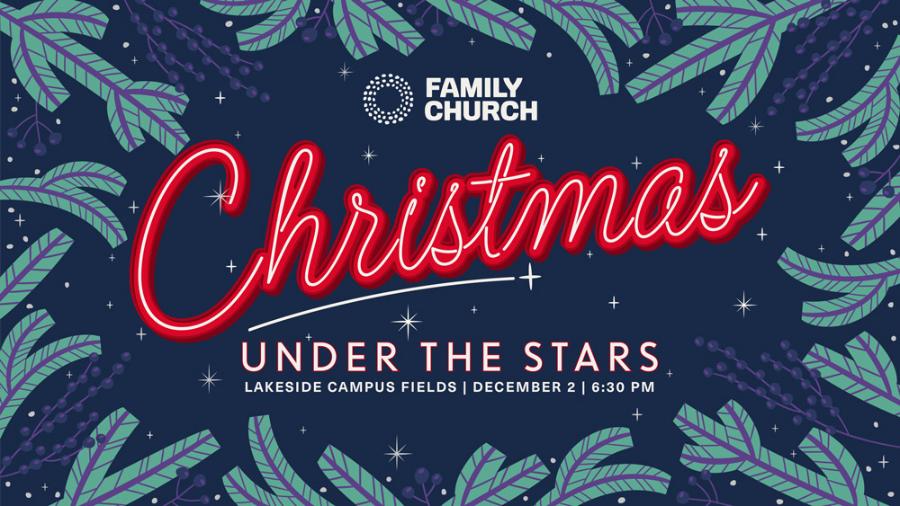 Christmas Family Church Under The Stars Merry Christmas from us at